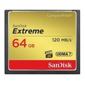 Sandisk CF 64GM Extreme 120MB/sek.