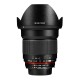 Samyang 16mm f/2.0 ED (APS-C) Sony E