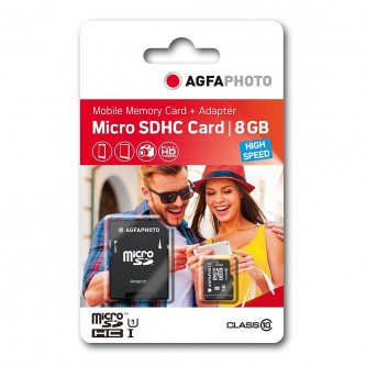 Agfa micro SD m/SD adapter 8GB