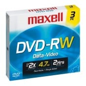 Maxell DVD RAM 4,7 GB Data 3-pak