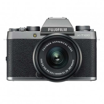 Fujifilm X-T100 15-45mm OIS PZ sølv - Main Image