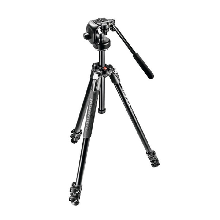 Manfrotto Stativkit Aluminium 290 Xtra 128RC2 2-vejshoved