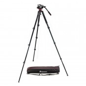 Manfrotto Stativkit Aluminium video MVK502AQ MVH502AH, taske