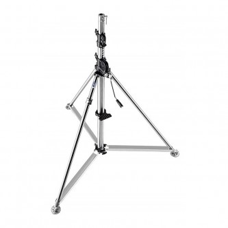 Manfrotto Lampestativ Super Wind-Up 387XU sølv