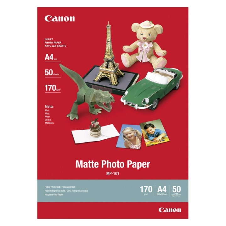 Canon MP-101 A4 mat. Pakke med 50 ark
