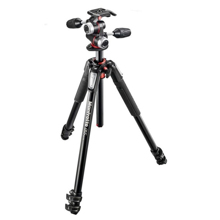Manfrotto Stativkit Aluminium Foto MK055XPRO3-3W 3-vejshoved