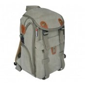 Braun Canvas Backpack kamerarygsæk