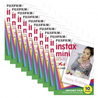 Fuji Instax Mini Film tilbud 10x10 film