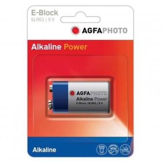 AGFA E-BLOCK 9V ALKALINE BATTERI