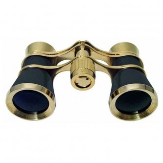 Braun teaterkikkert 3 X 25 guld / sort