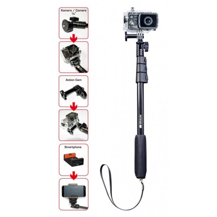 BRAUN Undervands Selfie Stick