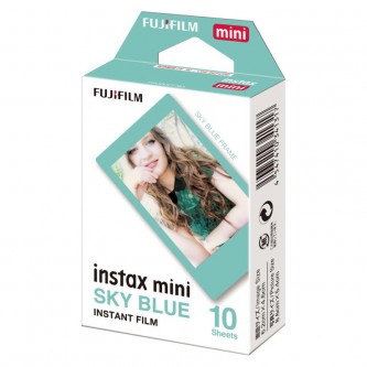 Fuji Instax mini film Sky Blue Frame 1x10