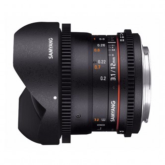 Samyang 12mm Fisheye T3,1 VDSLR (Fuldformat) Canon M