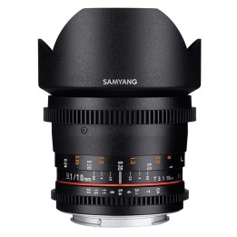 Samyang 10mm T3,1 VDSLR (APS C) Nikon F, VDSLR II