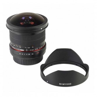Samyang 8mm Fisheye f/3,5 CSII (APS C) MTF