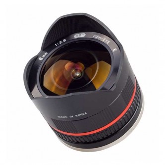 Samyang 8mm Fisheye f/2,8, (APS-C) Sony E, Sort II