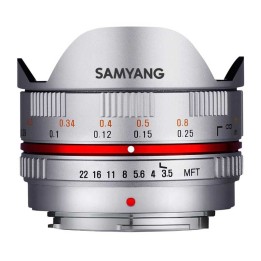 Samyang 7,5mm f/3,5 Fisheye MTF, sølv