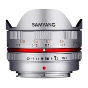 Samyang 7,5mm f/3,5 Fisheye MTF, sølv