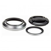 Fuji X20, Lens Hood and Filter Kit Silver