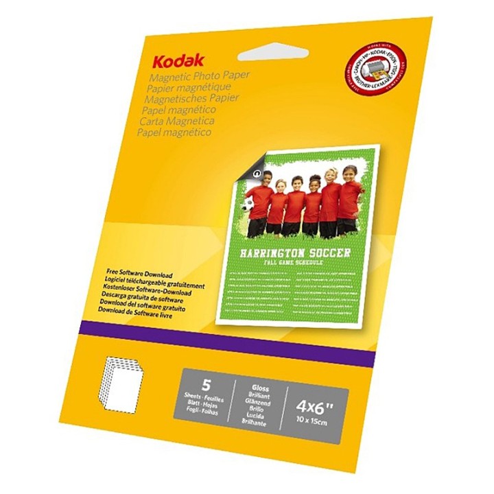 Kodak Magnetic Inkjet Fotopapir 10x15cm A6