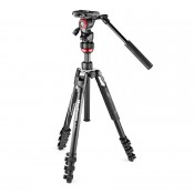 Manfrotto Stativkit Aluminium Video Befree Live sort