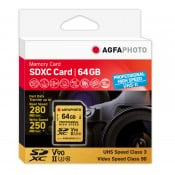 Agfa SDxC kort 64GB UHS-II U3 V90