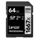 Lexar 64GB 1667x SDXC UHS-II v60