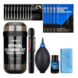 VSGO D150341 Optical Cleaning Kit Travel Grey