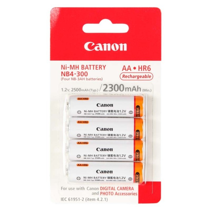 Canon NB4-300 genopladelige batterier
