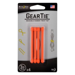 GearTie genanvendelige ledningsholdere orange
