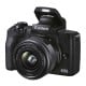 Canon EOS M50 Mark II m/15-45mm STM sort