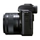 Canon EOS M50 Mark II m/15-45mm STM sort