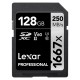 Lexar 128GB Pro 1667X SDXC UHS-II U3 (V60)