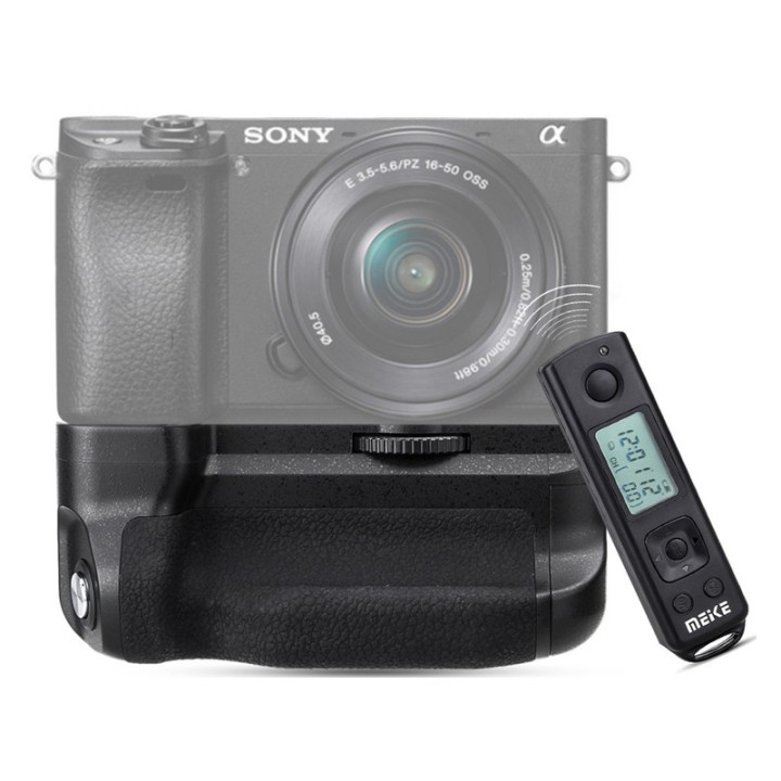 Meike batterigreb til Sony A6300/A6000  Remote