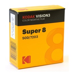 Kodak Vision3 50D 7203, 8 mm x 15 m Perf. 1R smalfilm