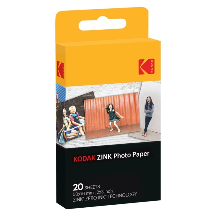 Kodak Zink Paper 2x3 20-pack (5x7,6 cm)