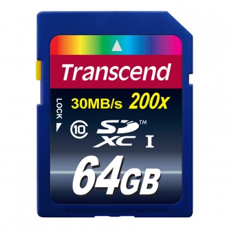 Transcend 64 GB SDXC-kort Class10