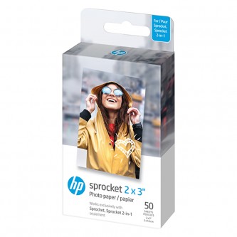 HP Sprocket Zink fotopapir Luna 5 x 7,6 cm, 50 stk