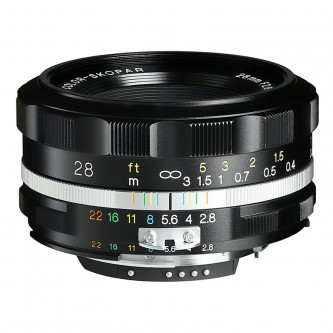 Voigtländer Color Skopar 28.mm f/2.8 SLII-S til Nikon Ai-S, sort