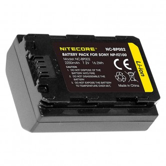 Nitecore battery pack for Sony NP-FZ100