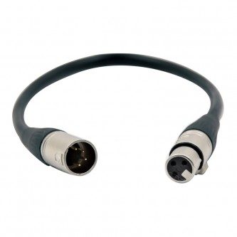 FXLION FX-DC4M3F Converting cable XLR4 male to XLR3 female