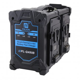 FXLION V-lock quad quick charger