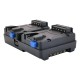 FXLION Nano One Dual V-lock Plate (hot swap) (w/ 3x D-tap)