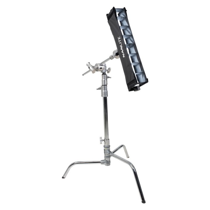 Nanlite Barndoor with eggcrate for Pavotube II 15X
