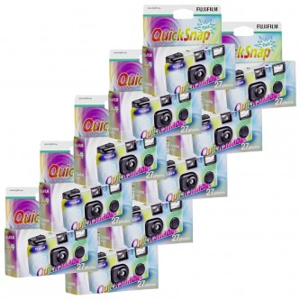 Fujifilm QuickSnap engangskamera Flash 400 asa. 10 Pak