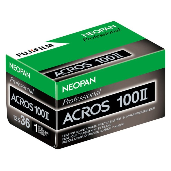 Fujifilm Neopan 100 Acros II sort/hvid 35mm film