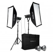 Nanlite FS-150 LED 2 Light kit with stand
