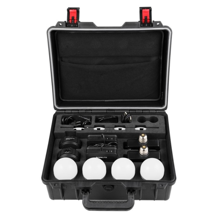 Nanlite PavoBulb 10C 4 light kit