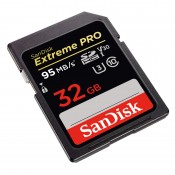 SanDisk 32 GB SDHC ExtremePro 95MB/s V30 U3 UHS-I