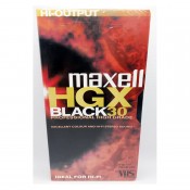 Maxell HGX black 30 VHS-videobånd